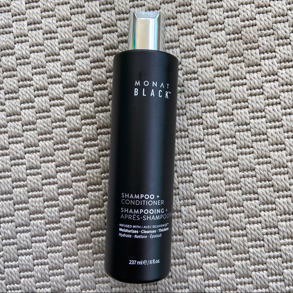 Monat black shampoo + conditioner